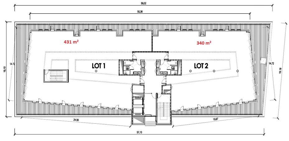 Bureau Lyon 4533m² Location bureau Lyon Rhône OLBUR2109119 10